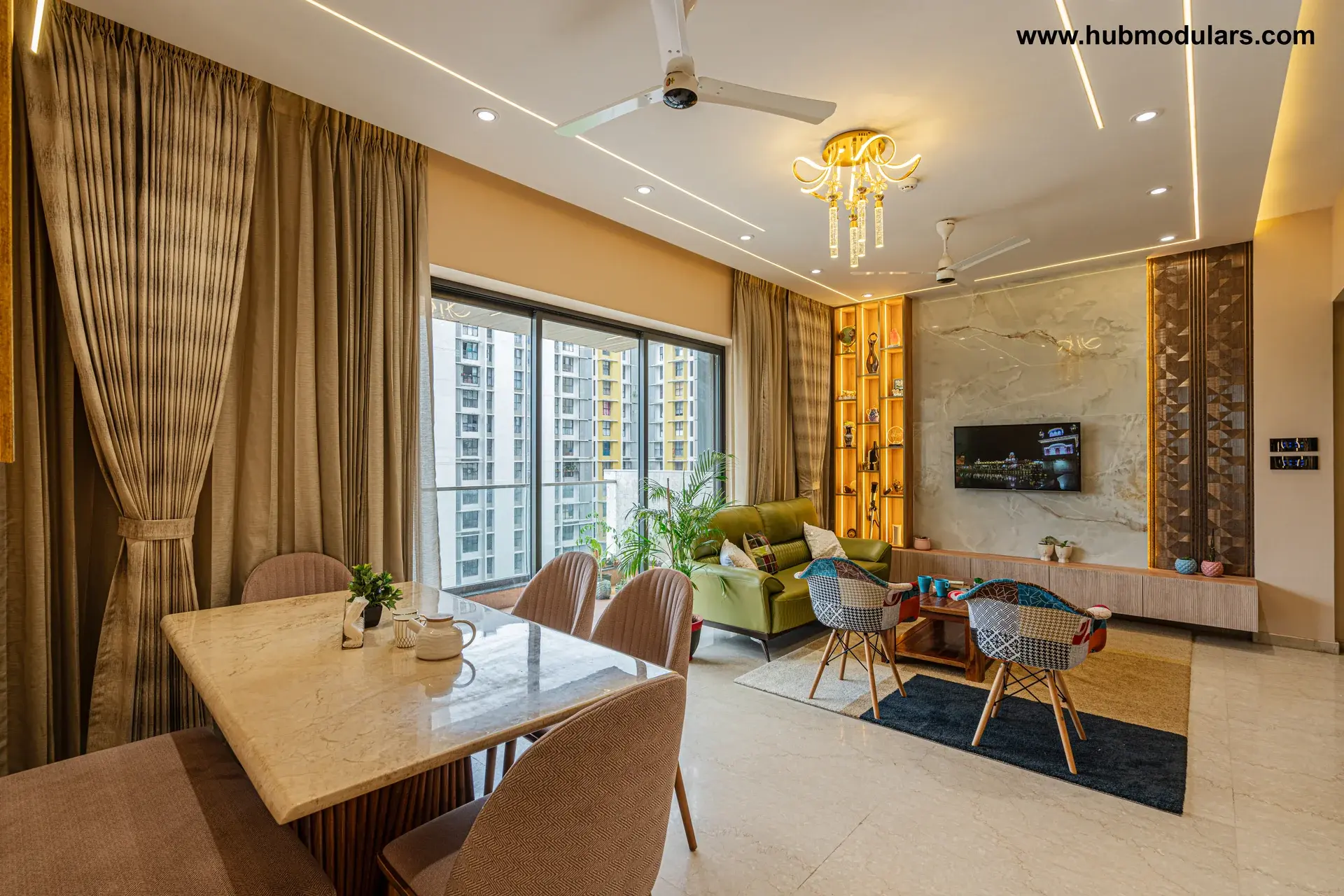 Elegant Dining & Living