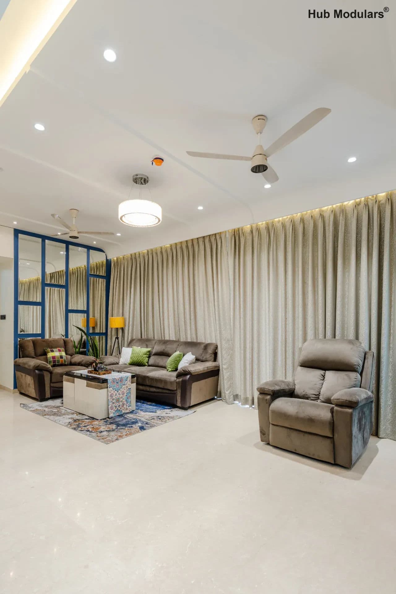 HUB Modulars- Best Interior Design Firm in Mumbai- Living Room